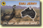 gift box of emu jerky recipe emu meat, sugar, salt, flavors and spices, and mould inhibitor (202)